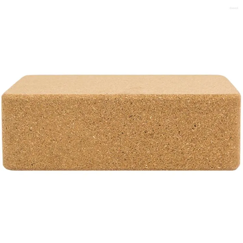 Yoga block Cork Block Dancing Training Brick Begagnad remmattautrustning Tool Nonslip Natural