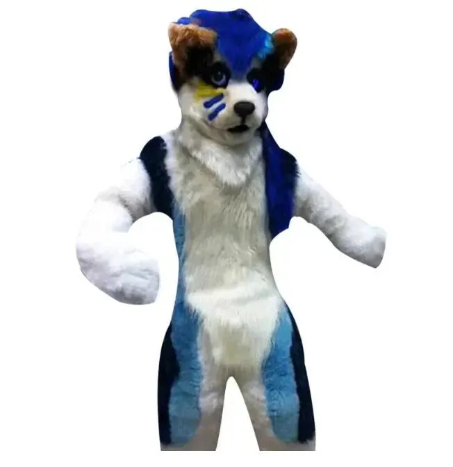 Costume de mascotte Husky chien renard pour Halloween, robe de soirée, carnaval de noël, Costumes fantaisie, tenue pour adultes, 2024