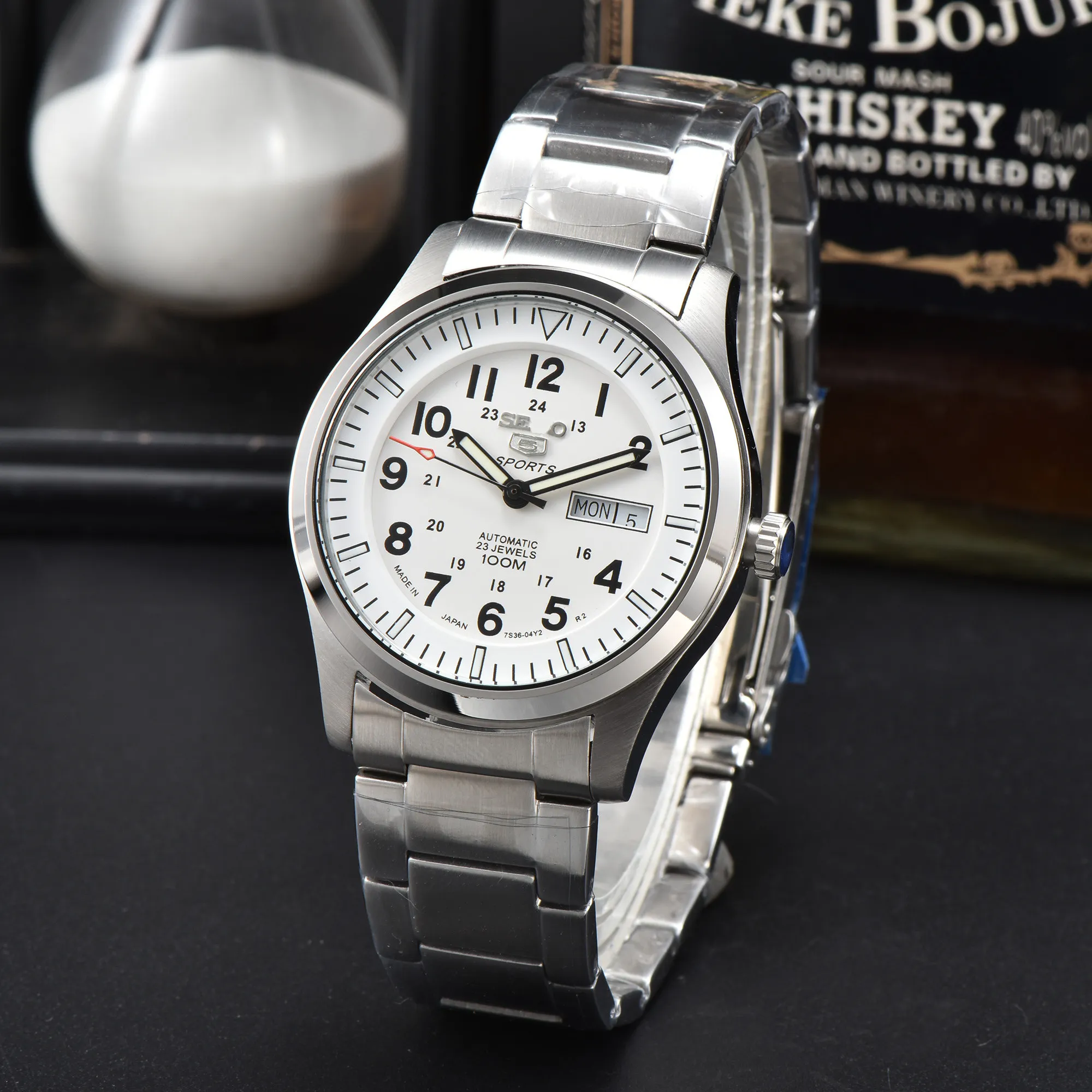 Orologio Da Polso In Acciaio Inossidabile - Impermeabile, Design Resistente, Taglia M - Foto 7