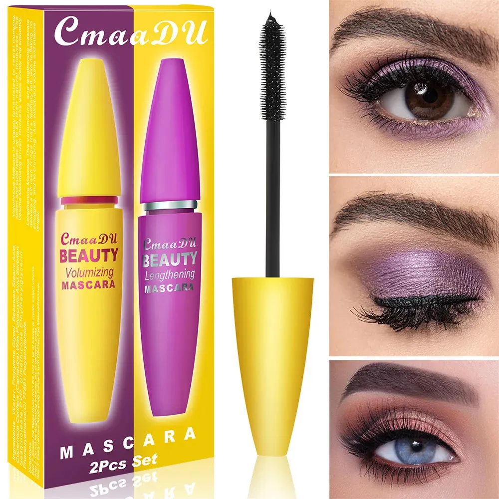 Mascara The 4D Set Is Thick Waterproof and Durable False Eyelashes Are Elongated Sweatproof Quickdrying 231027