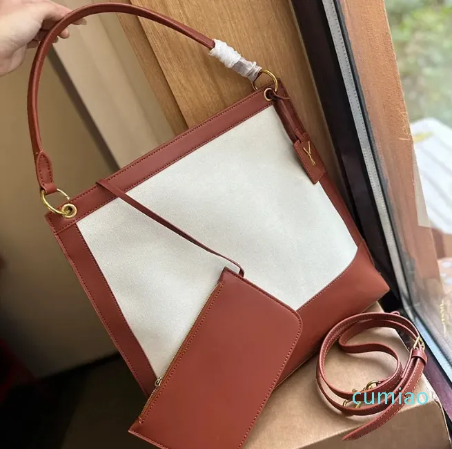 Bolso de diseñador Letra Y Bolso de mano de lona de gran capacidad Bolso de color casual Bolso de compras clásico todo