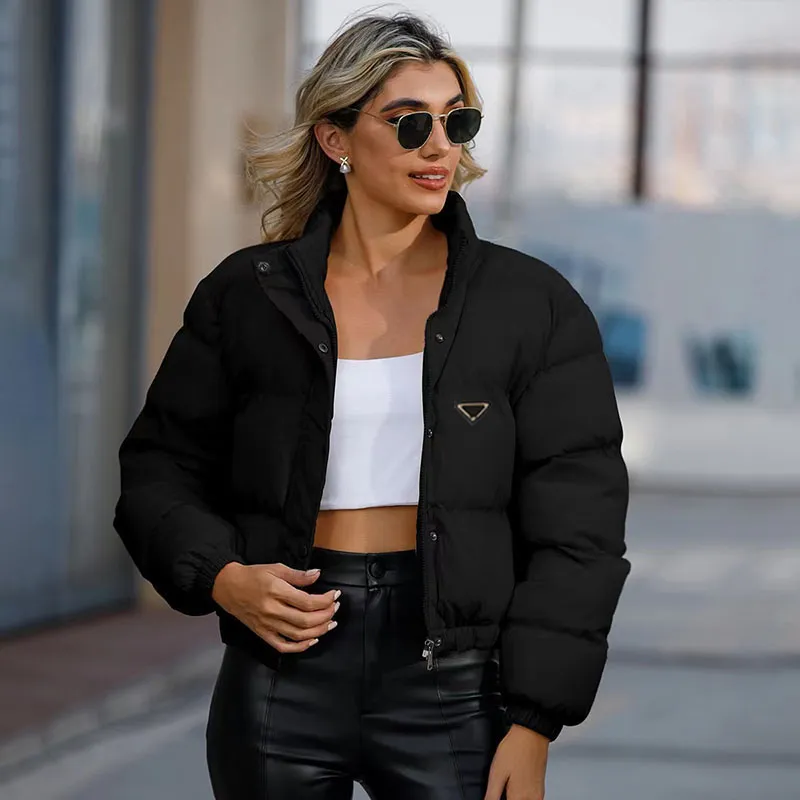 Black puffer jacket women's designer on sale