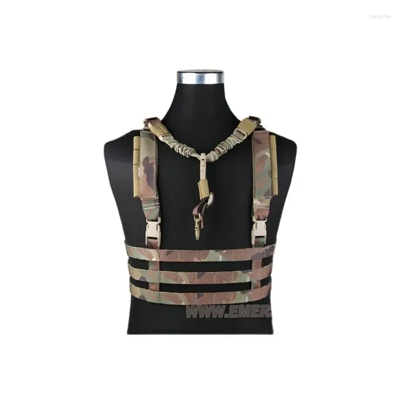 Jaktjackor Molle System Simple Tactical Belly Pocket CS Field Lightweight Vest