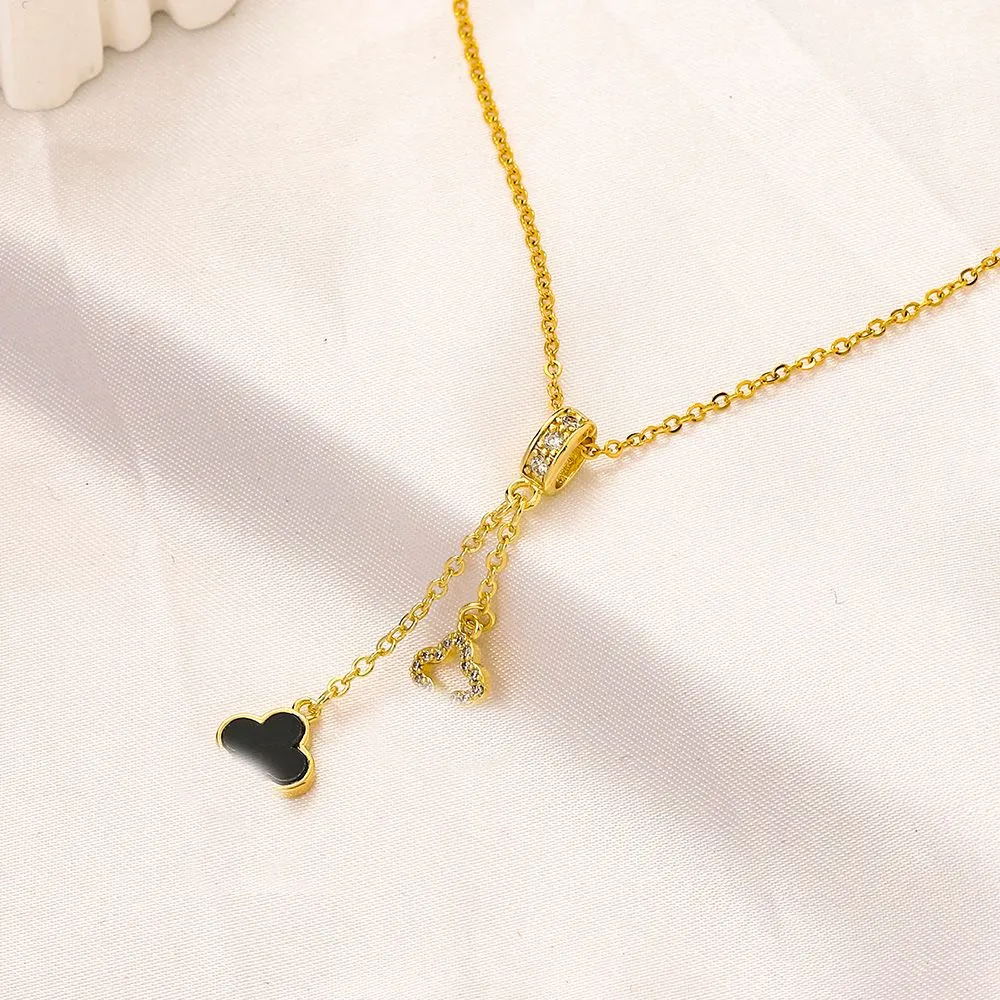 Colares de letra de designer Pingente de pingente colar de cysatl com banheira de ouro colar de suéter de shinestone para mulheres acessórios de festa judeus