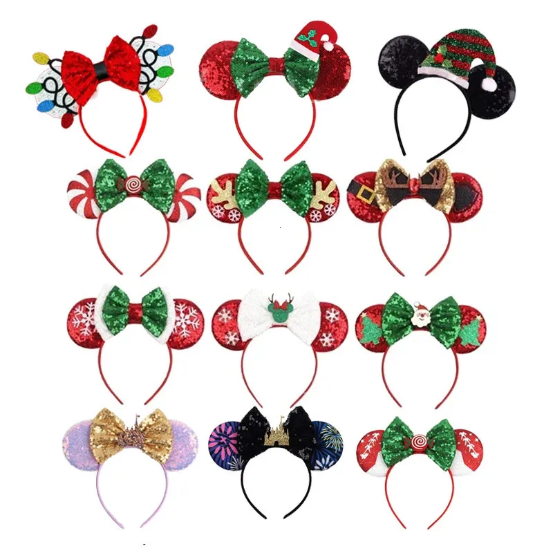 Caps Hüte Weihnachten Ohren Stirnbänder Festival Karneval Party Haar Kopfbedeckungen Für Baby Mädchen Stirnband Kinder Zubehör 231027