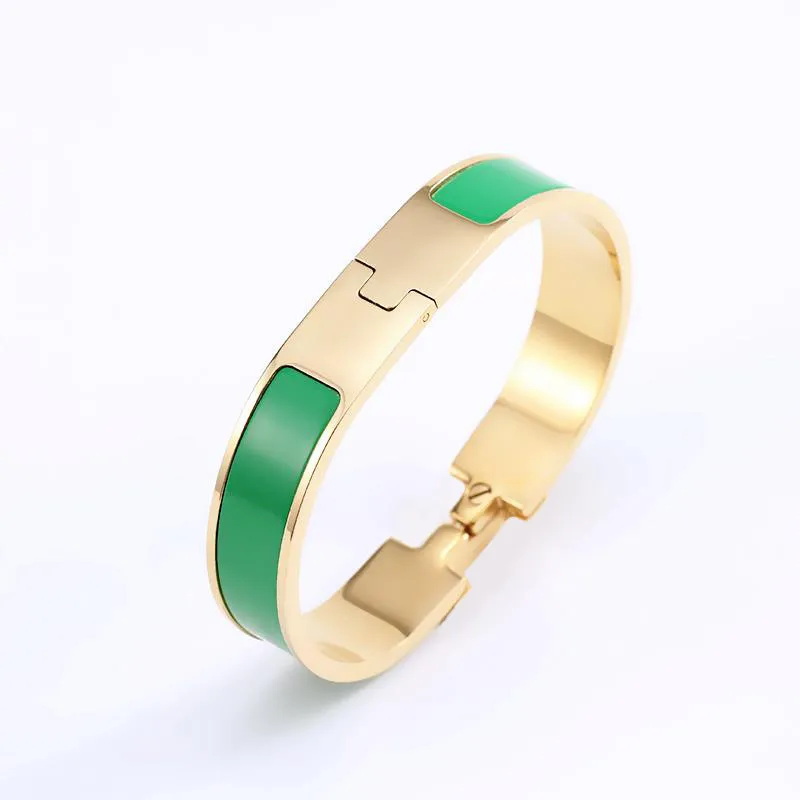 Bracciale Bracciale rigido in oro Designer per uomo Bracciale con lettera Braccialetti con polsini da uomo Oro rosa placcato argento Smalto Multicolori Gioielli di moda Donna Gioielli Alta qualità s s