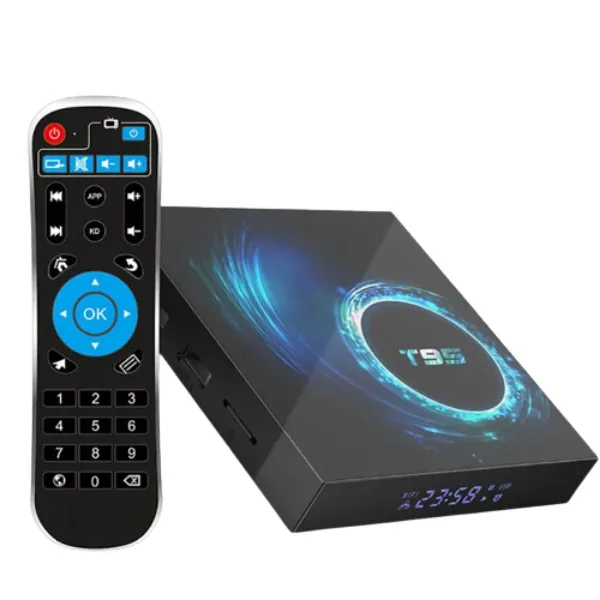 T95 Network Smart 6K TV Set -Top Box Allwinner H616 HD Player Android 10.0 TV Box - 4GB+64GB/EU CLOP