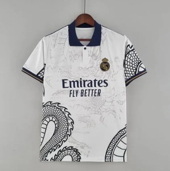 Mens Pink Dragon Soccer Jersey Official Real Madrid 2024 Home