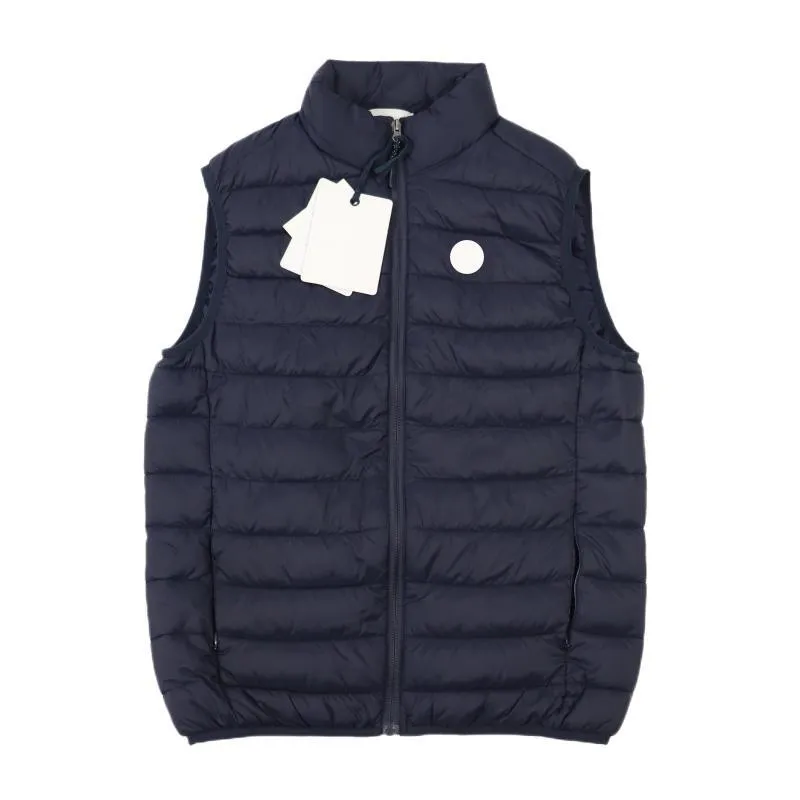 VESTS 2023 Vintermen Mens Ytterkläder Lätt Vikt Male Coats Varm ärmlös Vindtät överrock utomhus Classic Warmth Winters Coat Mänkläder