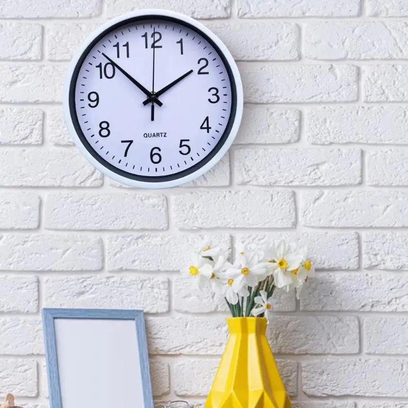 8 Inch Round Quartz Pink Wall Clock For Silent Home And Office Decoration  With Non Ticking Feature And Sweep Design From Baoqinni, $12.1