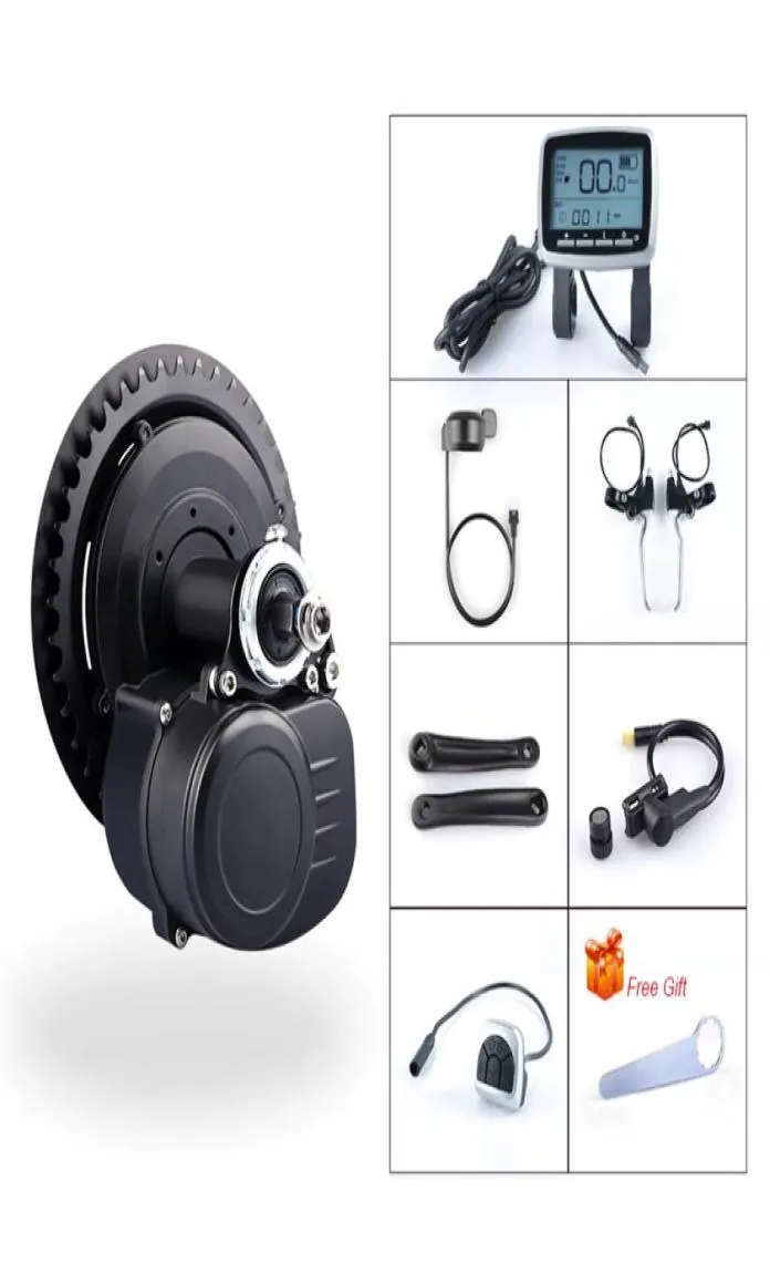 Tongsheng TSDZ2 36V 250W 350W 48V 500W Couple Détecté Bricolage EBike Mi Entraînement Kit De