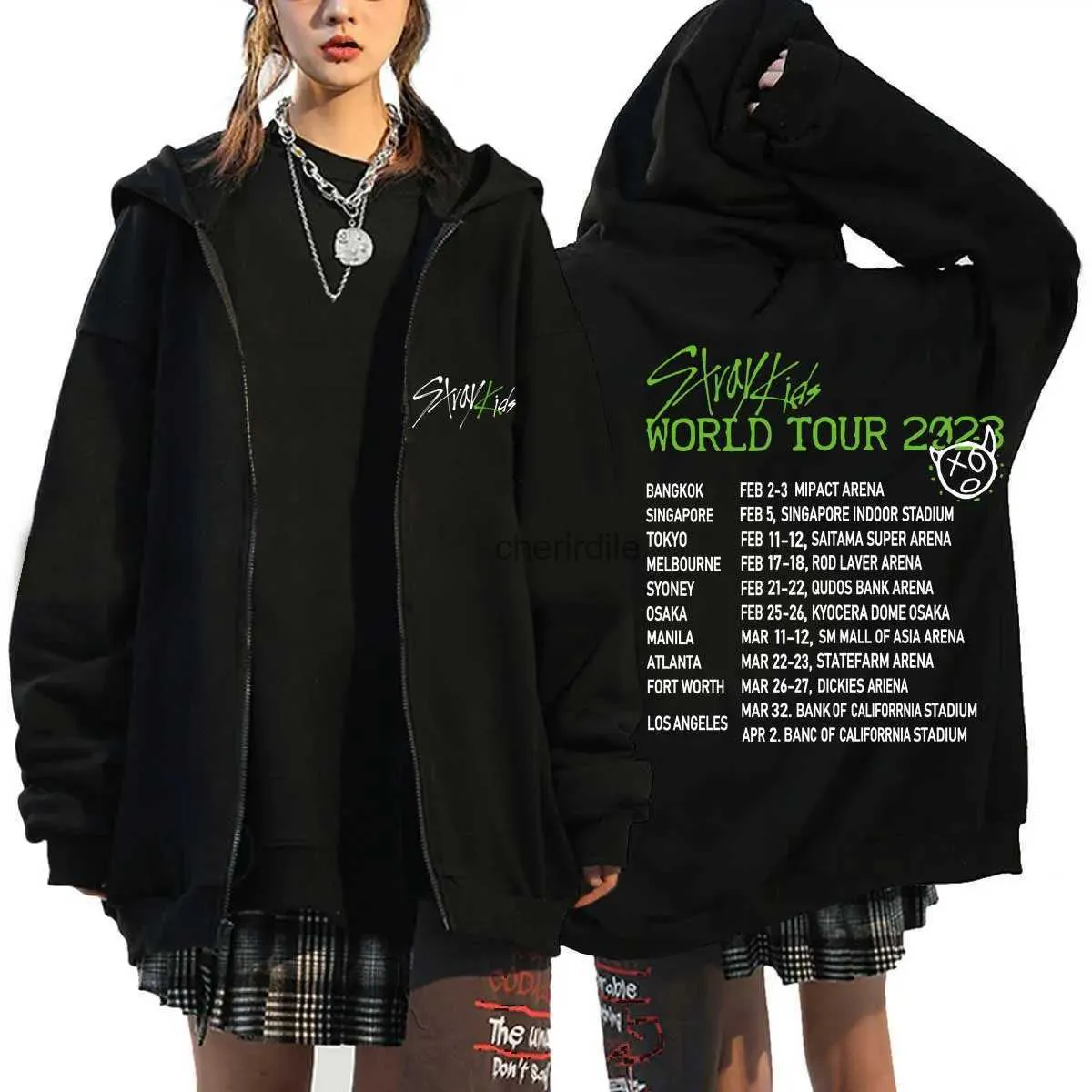 Korean Street Black Loose Fit Cherirdile, From Y2K Women, Up Men, Jacket Graphic YQ231027 Kids Coat $9.81 Hoodie Zip For Zipper And Sweatshirt ZZ