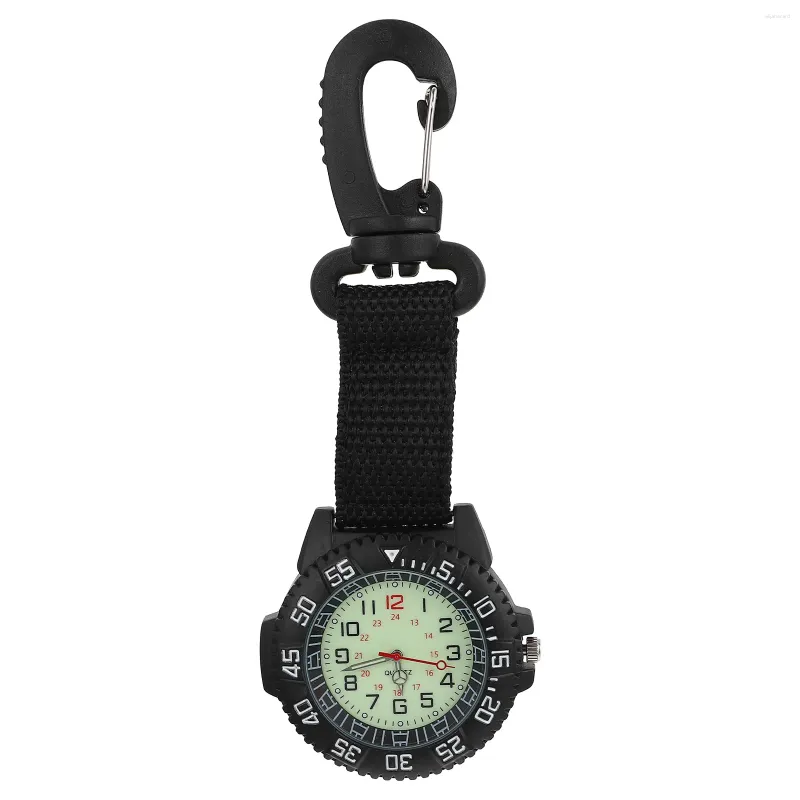 Карманные часы Многофункциональные часы с подвеской Нейлоновый ремешок с карабином Спортивные зажимы