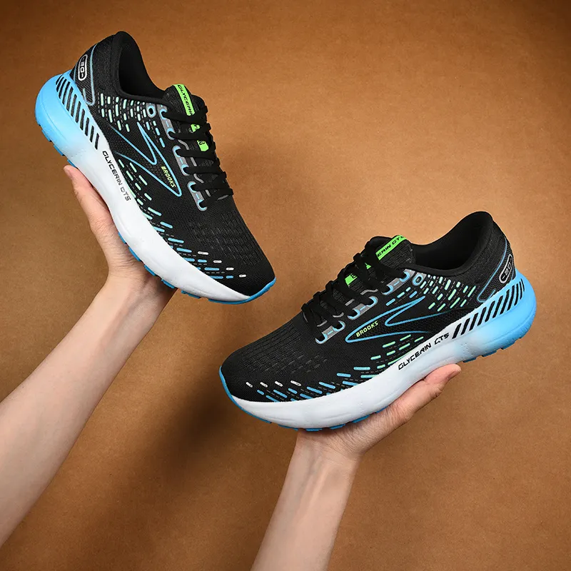 BROOKS GLYCERIN 20 BLACK / CLASSIC BLUE