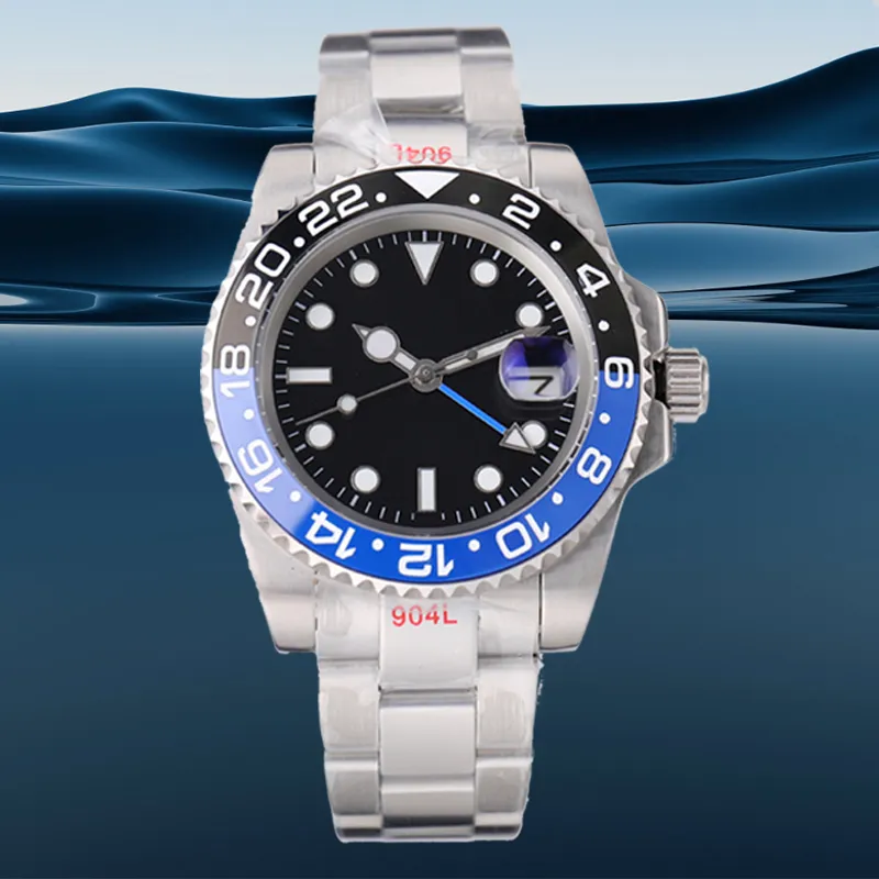 Luxury Classic Watch for Men 8215 Designer Relógios mecânicos de moda automática dobrável fivela hardlex 40mm 904l Strapata de aço inoxidável Dhgate Relvadores de pulso