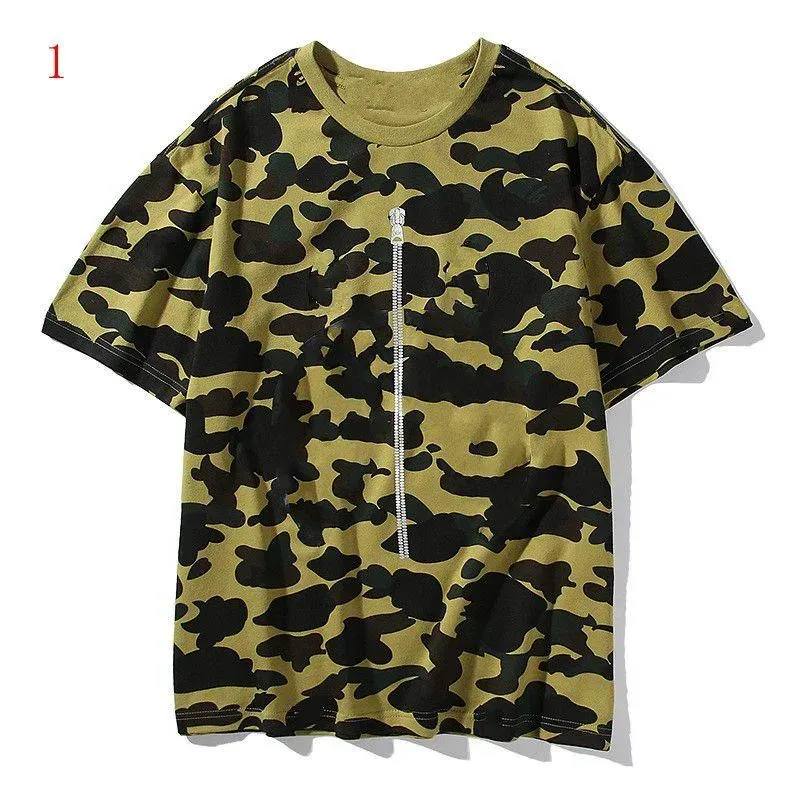 T-shirt da uomo nuove Camouflage estivo Casual Adolescente Moda Stampa Tees Uomo Top Classico Manica corta Taglia M-3XL