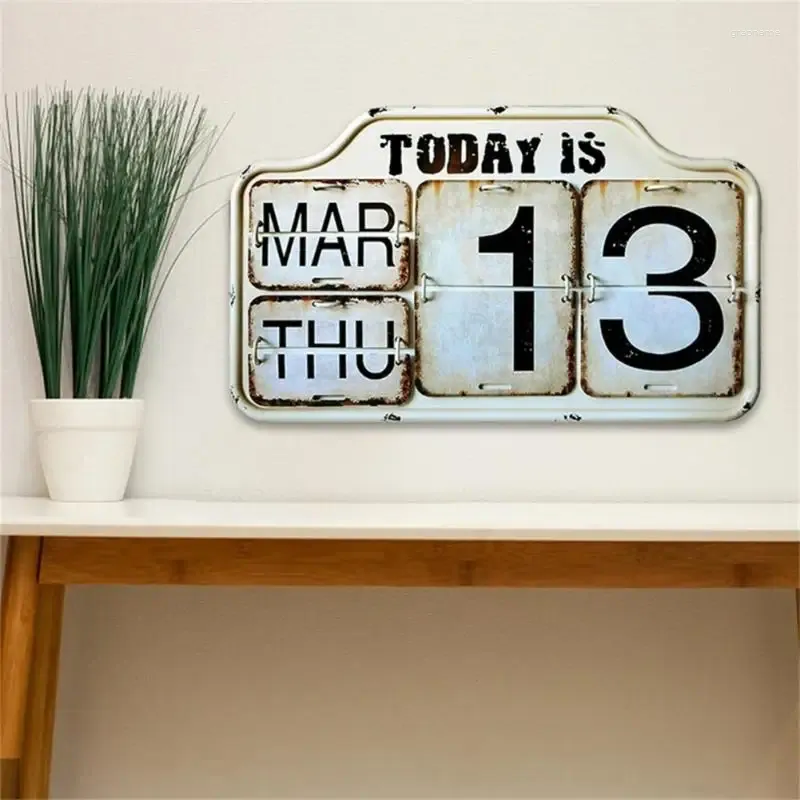 Retro Metal Flip Desk With Easily Adjustable Wall Perfect For Home Office  And Office Decor 2023 Novelty Home Decor Calendar From Grapname, $47.24 |  DHgate.Com