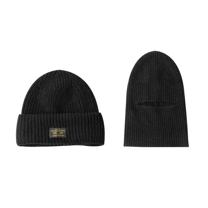 Skull Cap Vintage Map Beanie - Unisex Balaclava Style, Soft Knit, One Size Fits All, For Winter & Outdoor - View #5