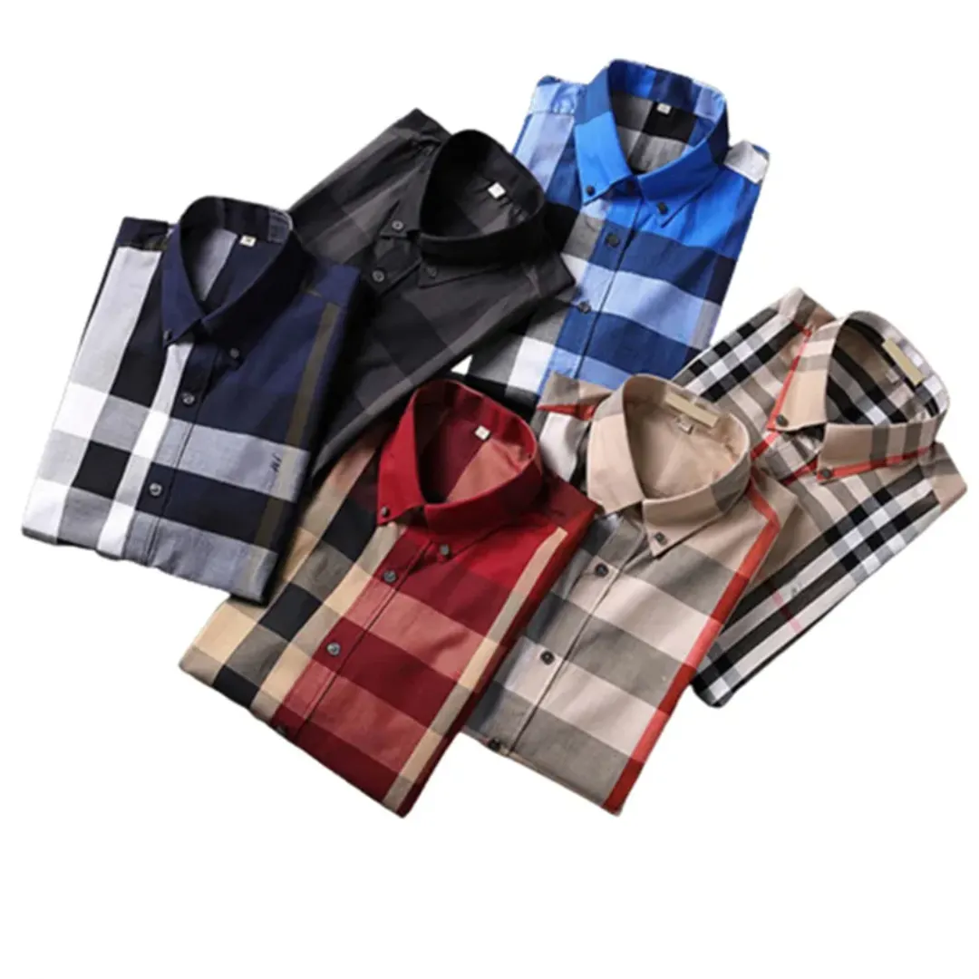 Designers Mens Dress Shirts Business Fashion Casual Shirt Brands Men Spring Slim Fit Shirts chemises de marque pour hommes M-4XL shirts for men halloween shirts woman