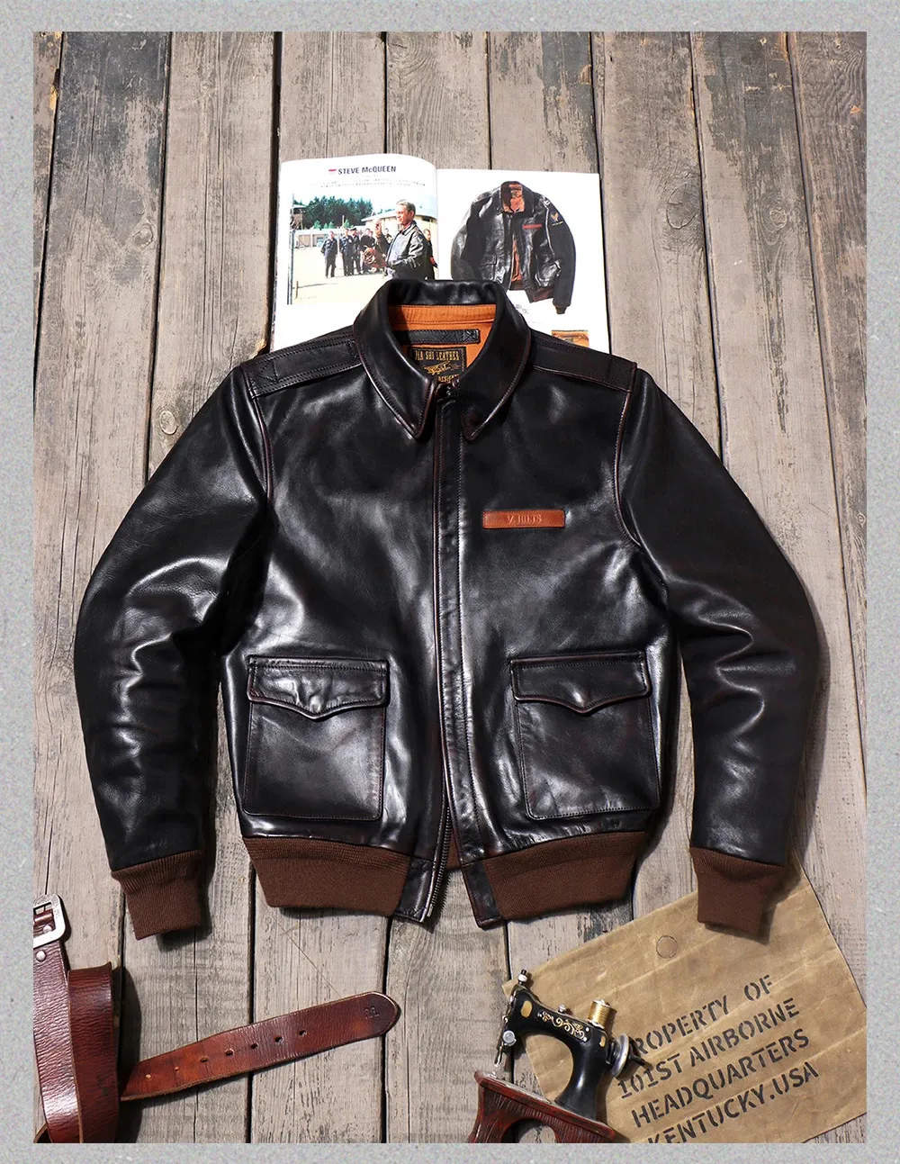 DHgate.com:Men s Leather Faux YR Classic Air Force A 2