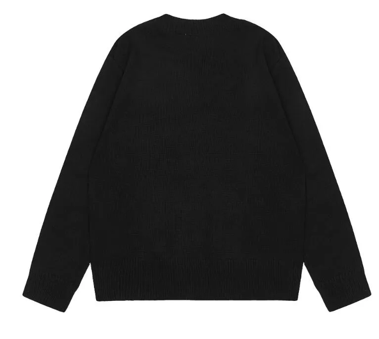 Pull chaud ample à col rond en jacquard classique pour hommes et femmes, nouvelle collection hiver 2024_voghion.com