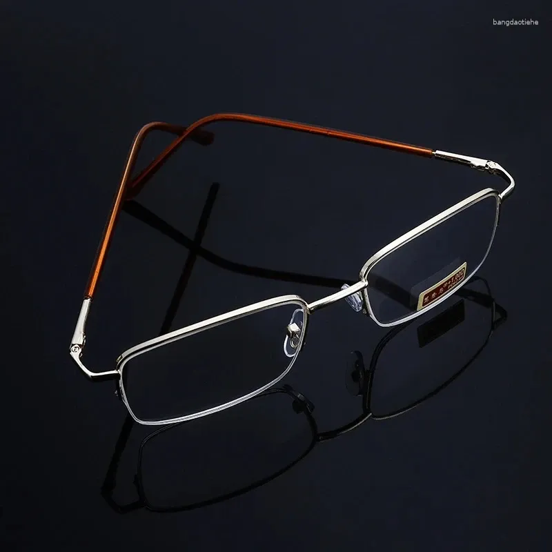 Lunettes de soleil May Flower Hommes Lunettes de lecture Lunettes presbytes Plein cadre Anti-rayures Dioptrie Couleur Or Unisexe Plusieurs Degrés