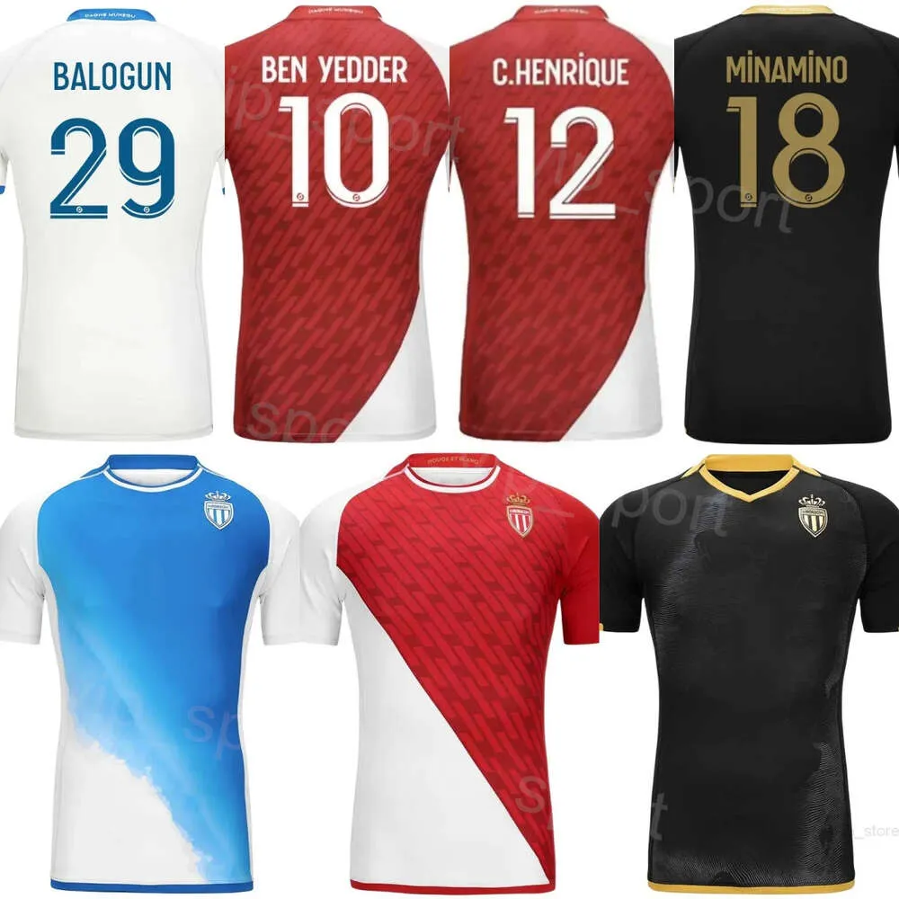 23/24 Club Soccer as Monaco 18 Takumi Minamino tröjor 19 Youssouf Fofana 27 Krepin Diatta 12 Caio Henrique 10 Wissam Ben Yedder 16 Philipp Kohn Football Shirt Kits