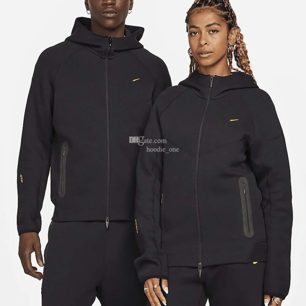 Nocta Inspired Men s Tech Fleece Hooded Cardigan Jacket Slim Fit Sportswear for Men and Women