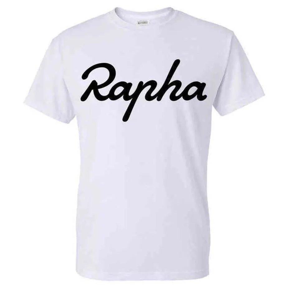 2020 été mode couleur unie drôle Rapha motif imprimé Streetwear hommes femmes Sport décontracté coton chemise H220812196d