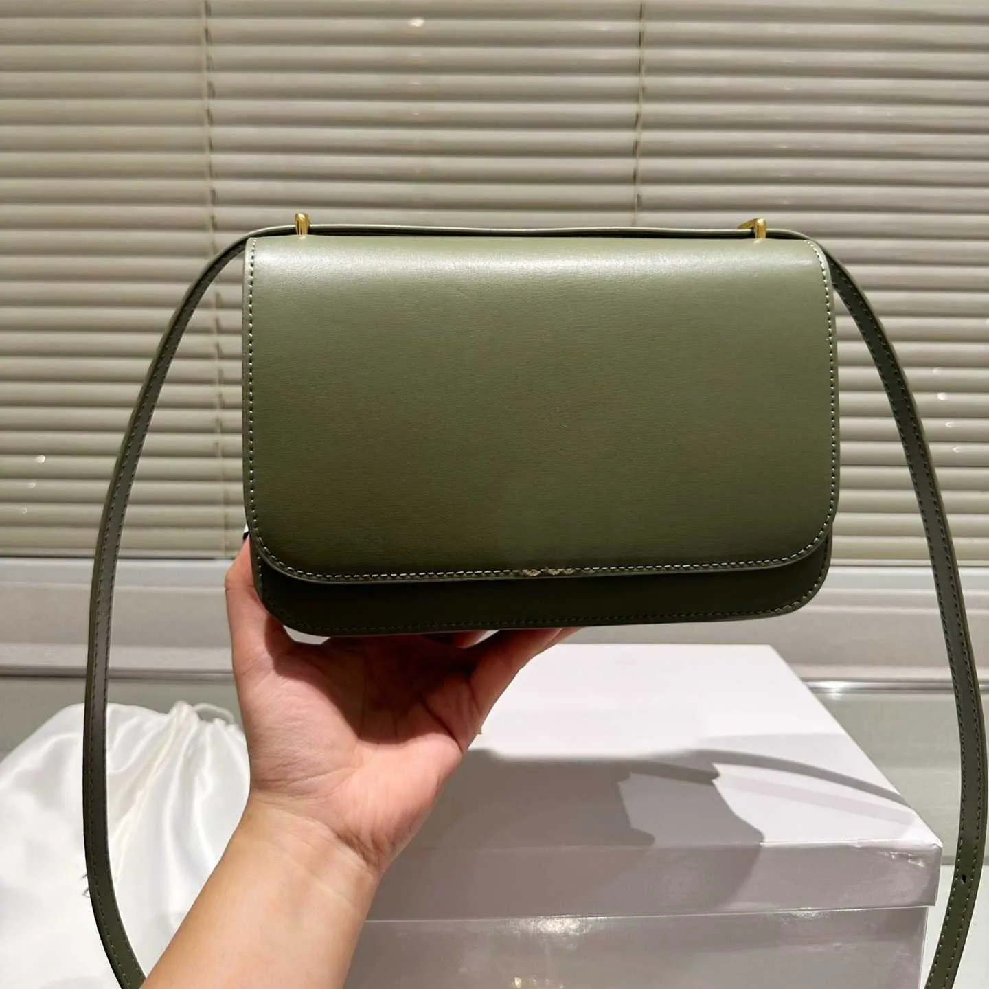 Women s Leather Designer Bag Luxury Messenger Bag Tote Plain Square Shoulder Crossbody Bag Simple Style Wallet Purse