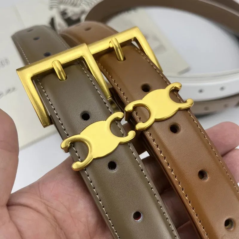 Cinturón de diseñador para mujer Cinturones de piel de vaca de lujo Moda Letras doradas y plateadas Hebilla de aguja Cintura Unisex Vintage Cinturones casuales 11 estilos Ancho 28 mm