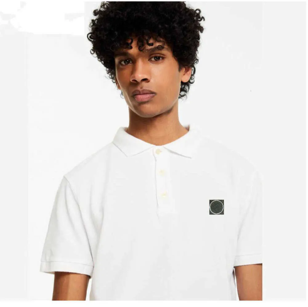 Stone Island Embroidered stone island polo shirt for Men