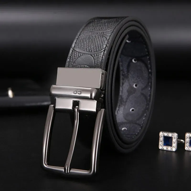 314 Knight 105-125cm Design Designer S Print Zinc Eloy Buckle Mens Belt Fashion Versatile Style Dou Tyle