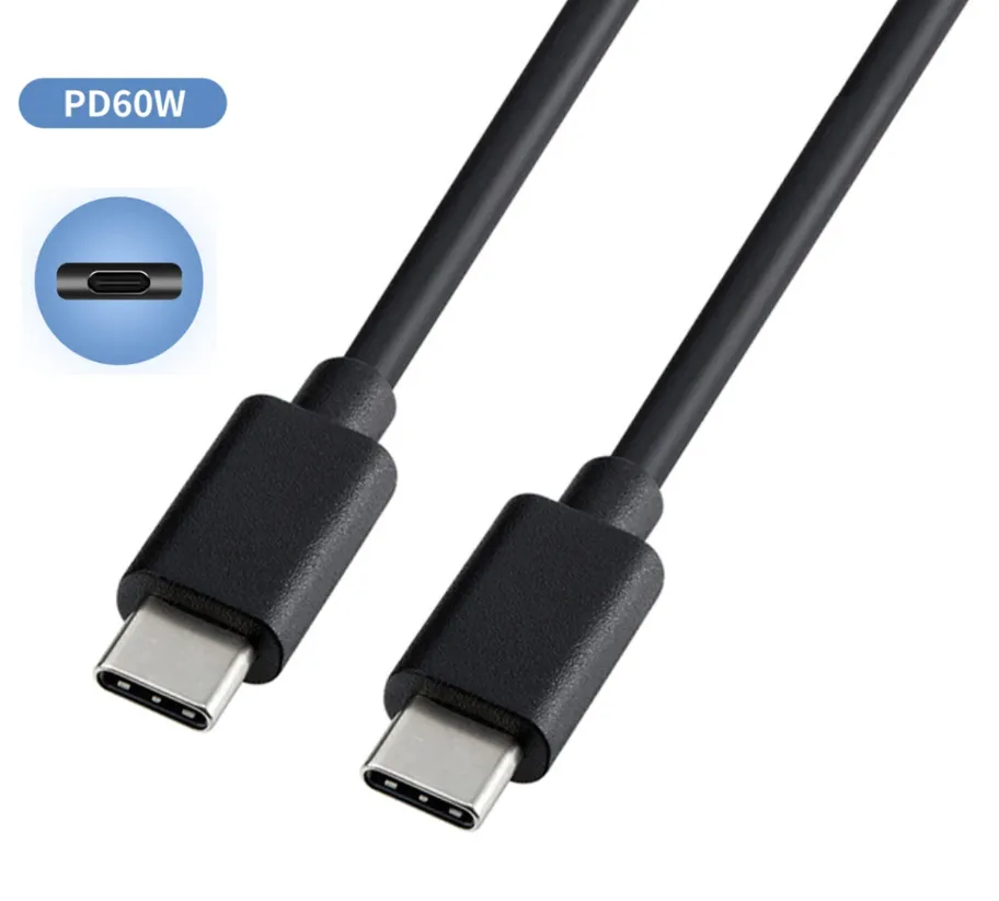 Type-C datakabel USB C snellaadkabel Kabo man-naar-man opladen datatransmissie mobiele telefoon computerkabel 3A 60W harde schijf autokabels