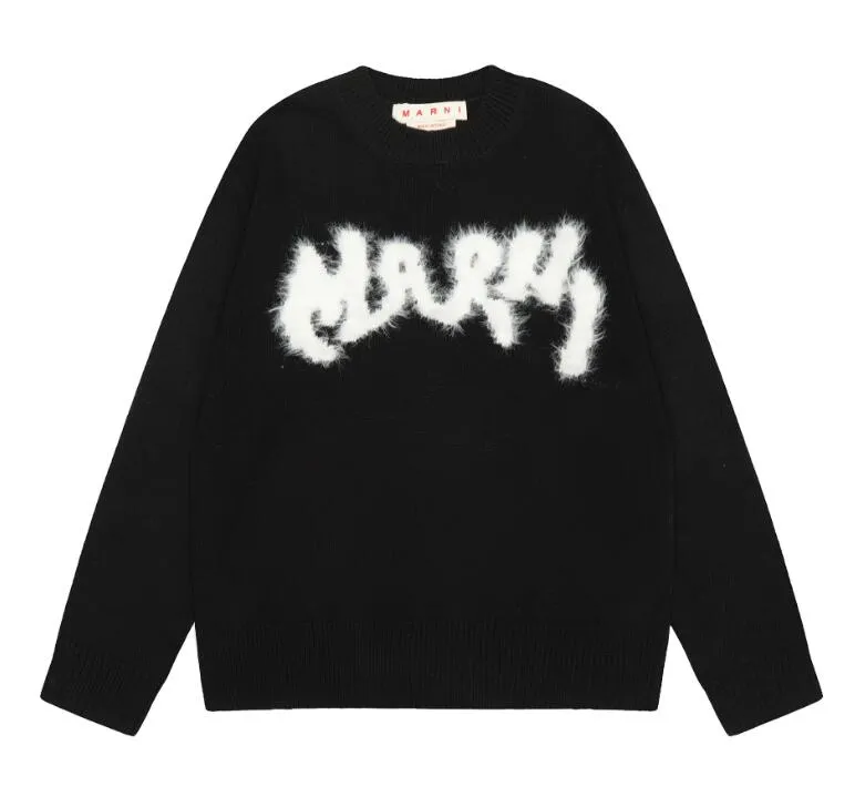 Pull chaud ample à col rond en jacquard classique pour hommes et femmes, nouvelle collection hiver 2024_voghion.com