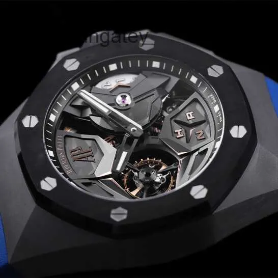 Swiss Luxury Watches AP Wrist Watches Royal AP Oak Offshore Concept Series 26589IO.OO.D002CA.01 Manual Mechanical Men's Full Set 8FB8