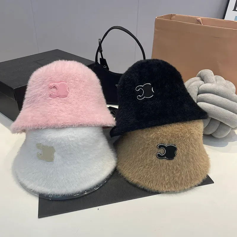 Designer Bucket Hats For Women Wool Hat Trend Cap Casquette Luxury