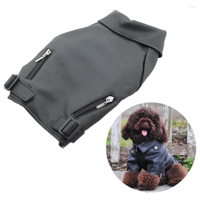 Dog Apparel Pet Jackets For Large Dogs PU Jacket Soft Waterproof Cloth Outdoor Puppy Outerwear Coat Winter Warm