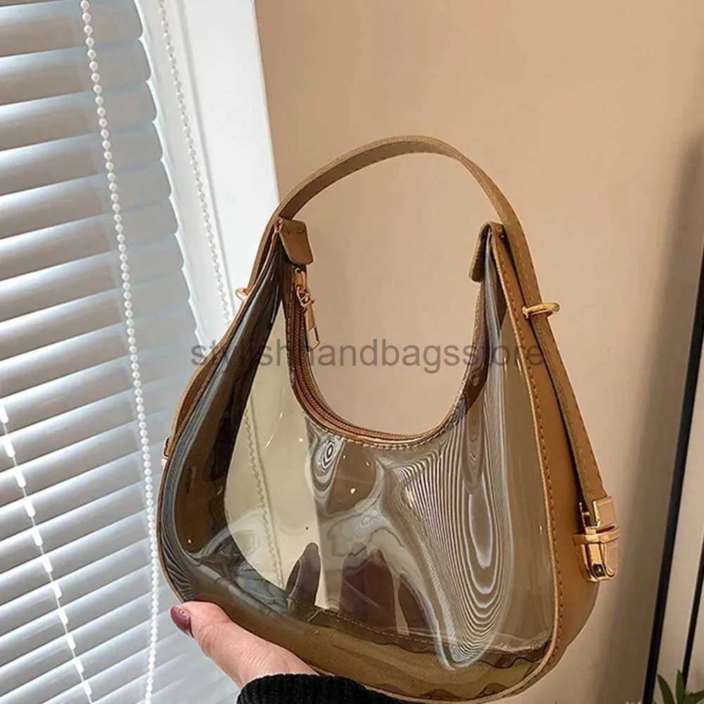 Sacs à bandoulière Lune Transparent Sac Femme Mode Été Sac Femme Portefeuille Mini Sac Femme Mini Splice Bagstylishhandbagsstore