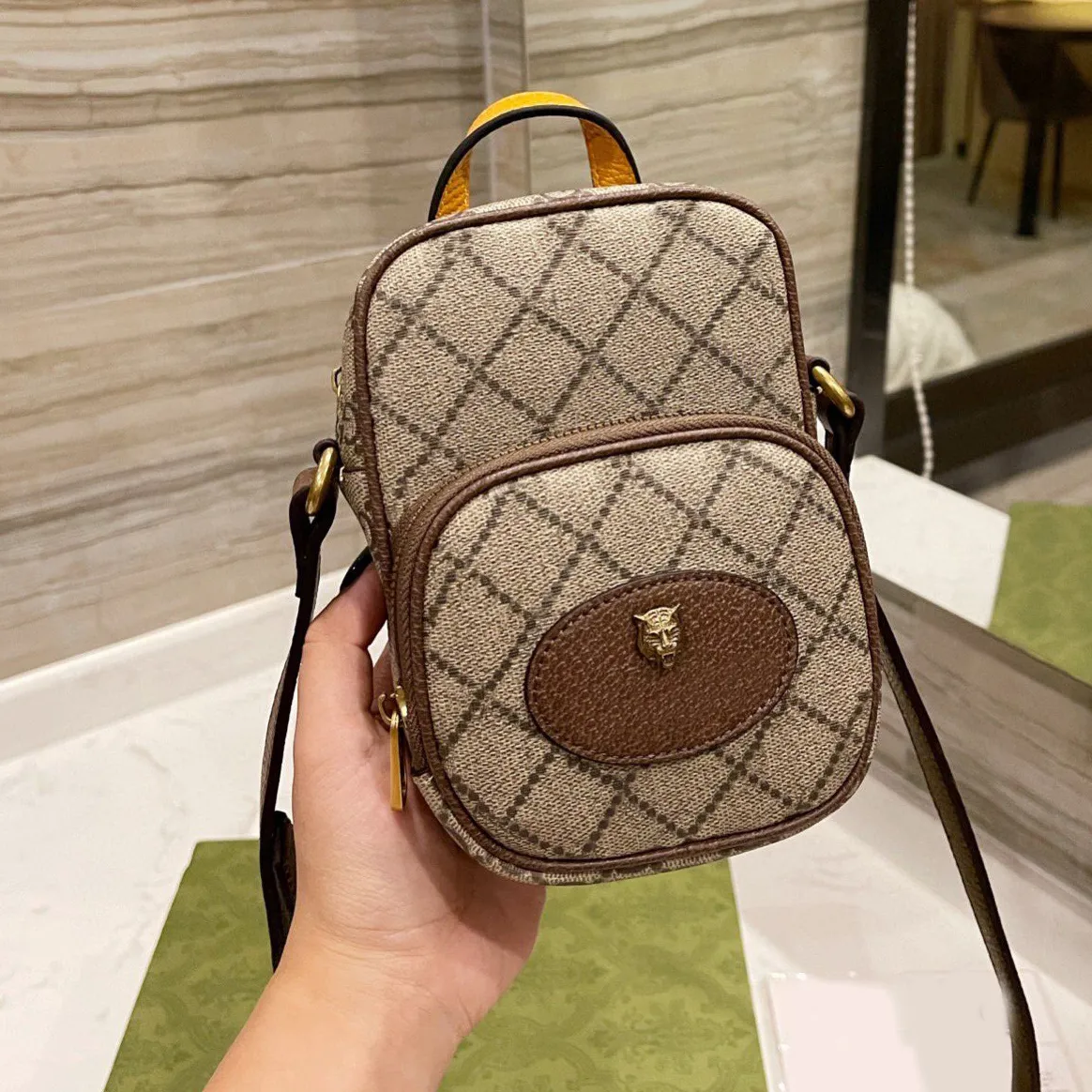 fashion designer shoulder bag real leather crossbody handbags bags purses zipper women small handbag woman tote purses wallet cardhoulder clutch bag