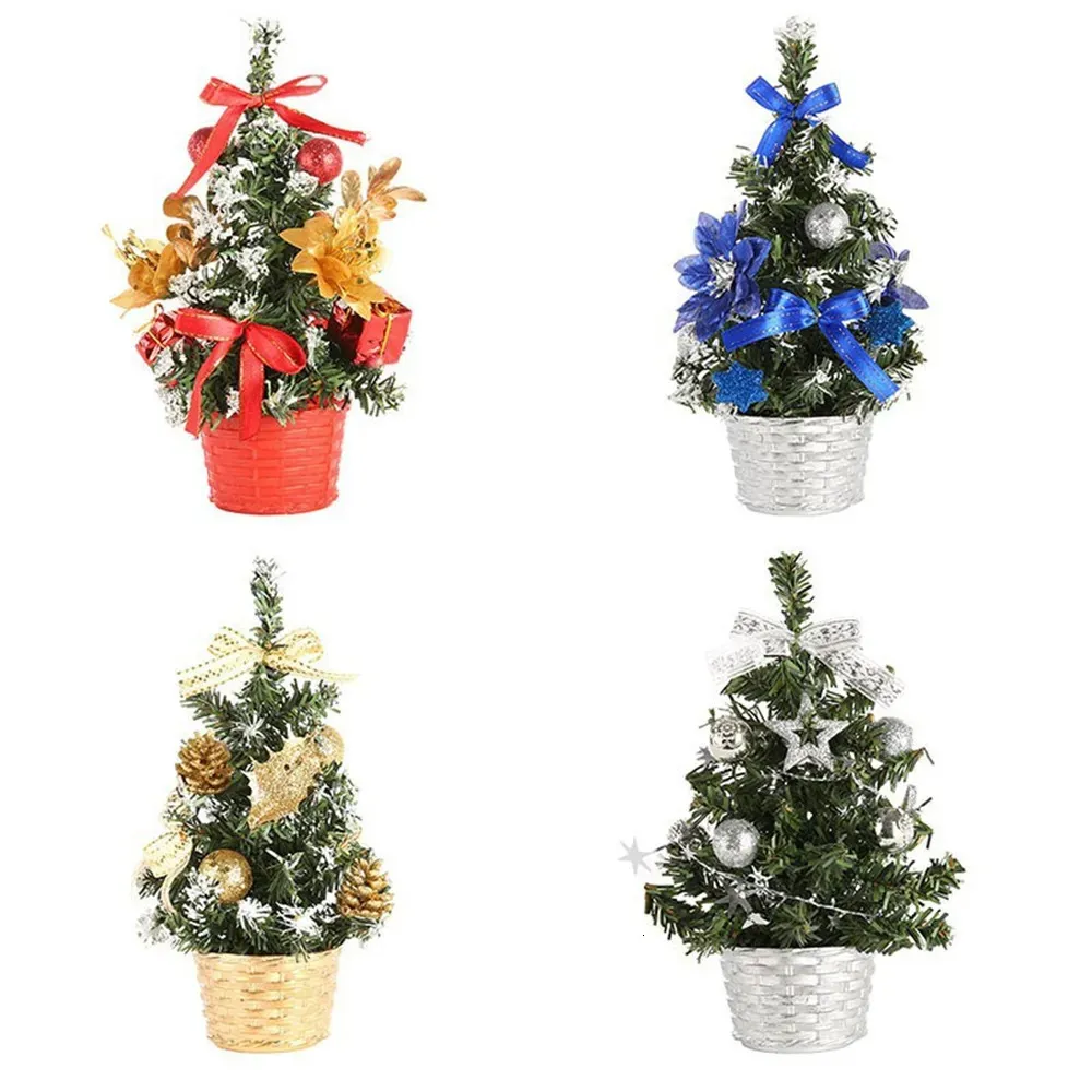 Other Event Party Supplies Mini Christmas Tree Desktop Ornament 20CM Table Gift Xmas Tree Artificial Christmas Tree Navidad Ornament Home Decoration 231027