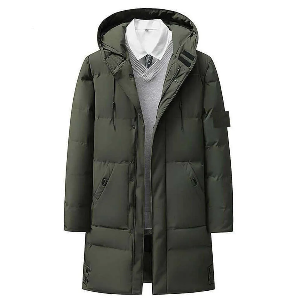 Stone Is Land Jacket Island Men's Down Winter Winter Long Men Coot Coat Coat Coat Bactory Cotton Jacket Factory Direct Sale S-6XL A37