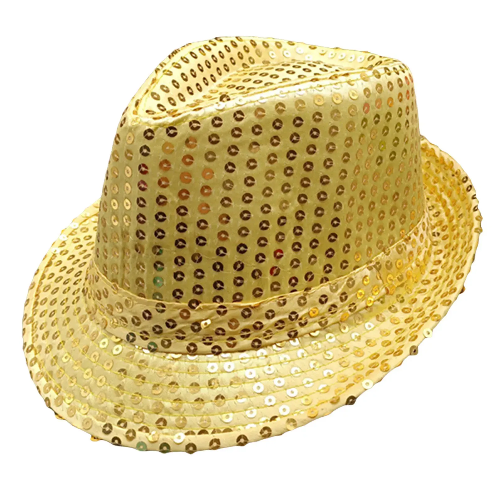 Cappello Di Babbo Natale Con Paillettes Per Adulti – Rosso E Verde Glitterato, Con Fiocco E Campanelle, Per Feste Natalizie