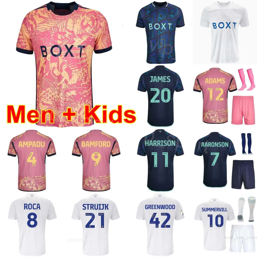 Homme Jeunesse 23-24 Club 21 STRUIJK Soccer Jerseys FC 25 BYRAM 29 GONTO 12 ANTHONY 20 JAMES 4 AMPADU 22 GRIS 7 PIROE 24 RUTTER 10 SUMMERVILLE Kits de chemise de football LiCiLian