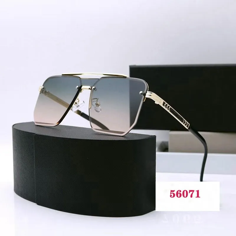 high quality Sunglasses womens Luxury sunglasses UV protection Selling Fashion Metal Sunglasses UV400 Protection Retro Design Eyeglasses Frames