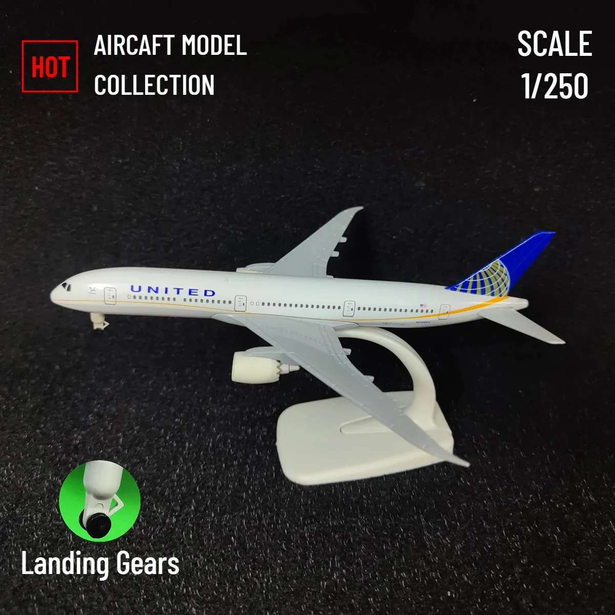 Uçak Modle Ölçeği 1 250 Metal Uçak Modeli Çoğaltma B787 Airplane Havacılık Dekorasyonu Minyatür Sanat Koleksiyonu Çocuk Boy Oyuncak 231026