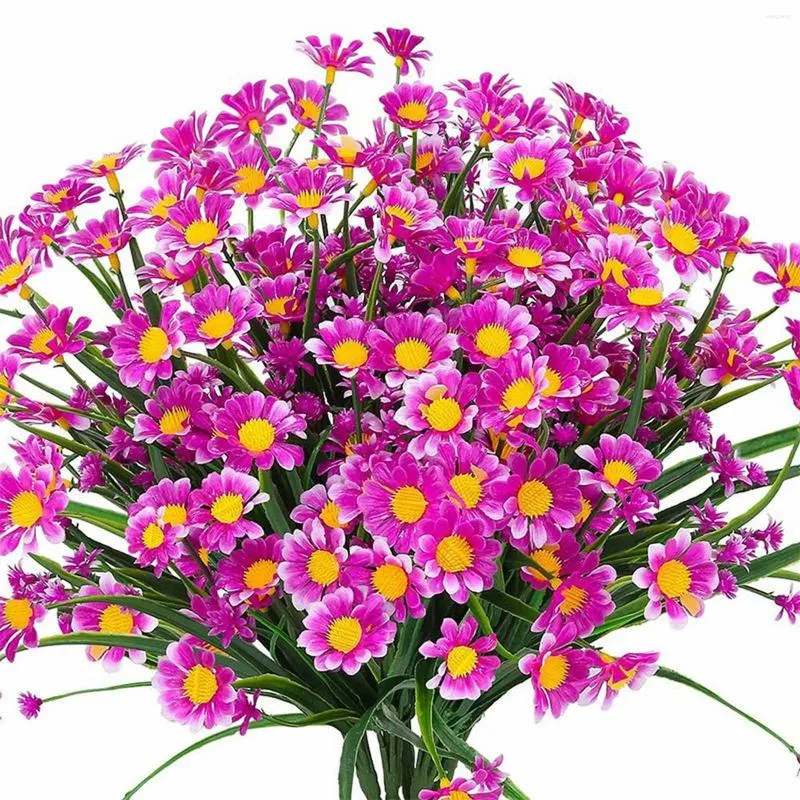 Artificial Daisy Flowers Outdoor Fake Flower Decorations Non-Fade