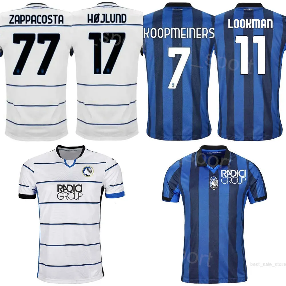 Atalanta Soccer 7 Teun Koopmeiners Jerseys Club 77 Davide Zappacosta 11 Ademola Lookman 22 Matteo Ruggeri 1 Juan Musso 19 Berat DJIMSITI Zestawy piłkarskie 23-2024