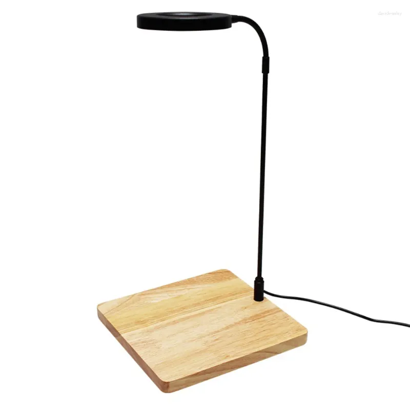 Wachsen Lichter LED Aquarium Licht USB Holz Basis Wasserpflanzen Beleuchtung Lampe für Aquarium