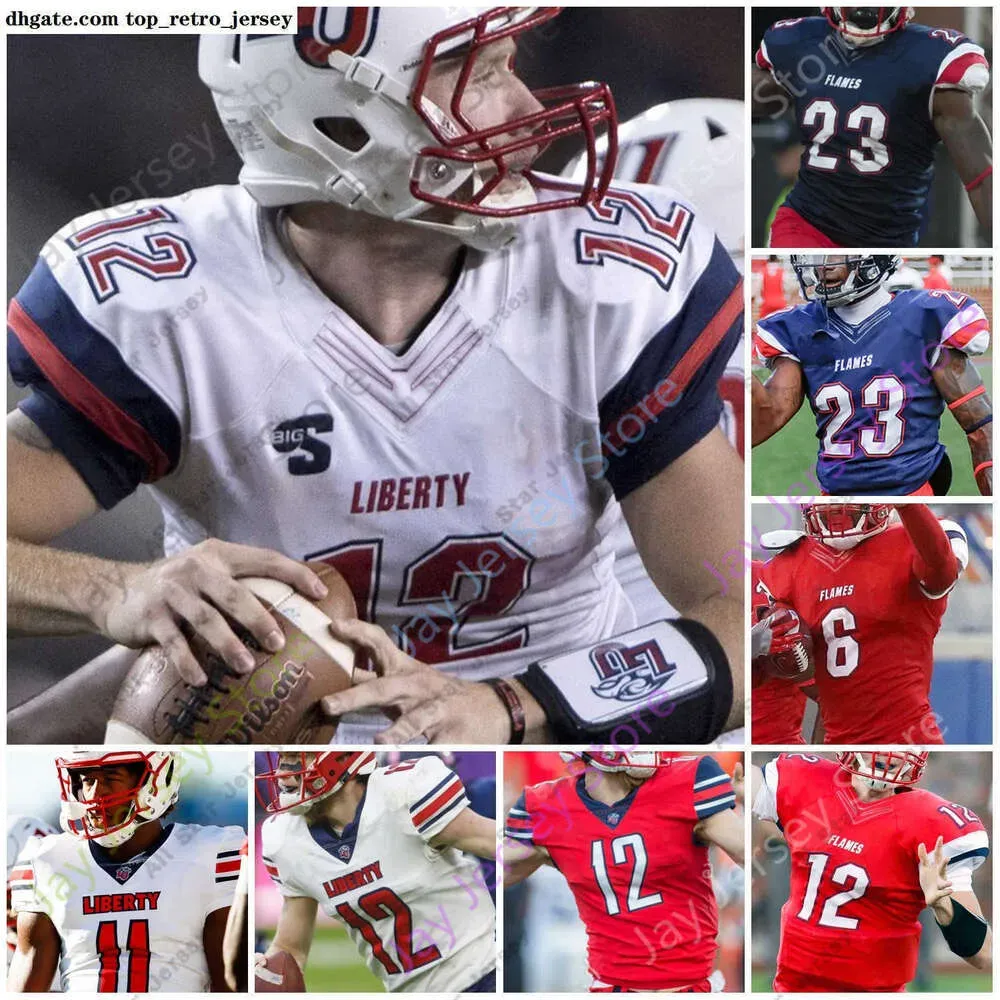 Liberty flames football best sale jersey